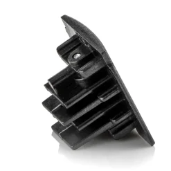 Eindkap voor 3-fasen railsysteem Noa, zwart