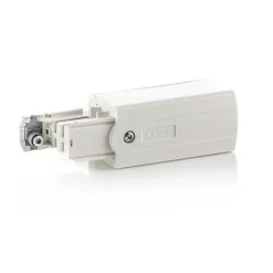 Eindvoeding links voor stroomrail Noa wit