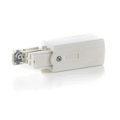 Eindvoeding rechts voor stroomrail Noa wit