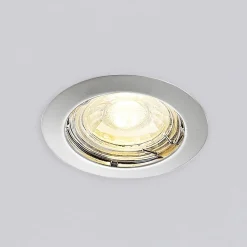 ELC Dakarra downlight 10/set, GU10 Ø8,3cm nikkel