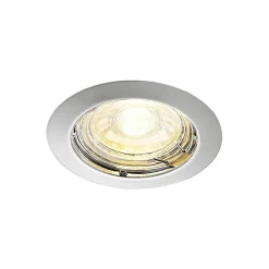 ELC Dakarra downlight 10/set, GU10 Ø8,3cm nikkel