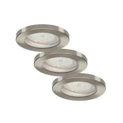 ELC Delfan LED badkamer-inbouwlampen, 3 stuks