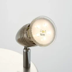 ELC Kalean plafondspot, nikkel, 3-lamps