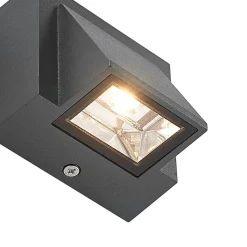 ELC Taloma LED buiten wandlamp, 1-lamps antraciet