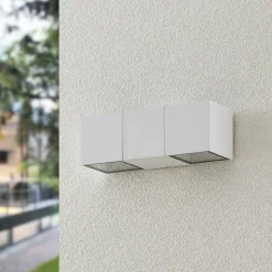 ELC Vanda LED buiten wandlamp, wit