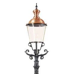 Elegante lantaarnpaal DÜSSELDORF, zwart