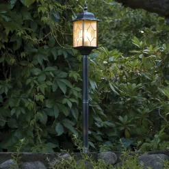 Elegante padlamp MILANO in zwart en zilver