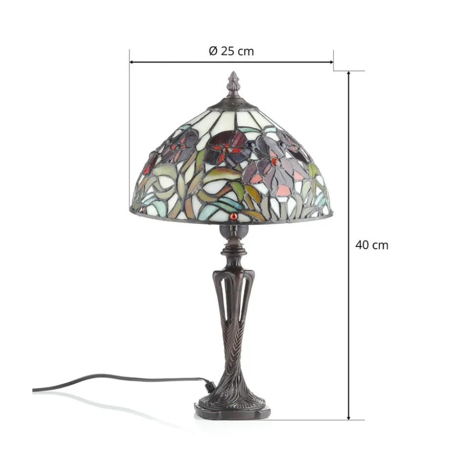 Eline klassieke Tiffany-stijl-tafellamp 40 cm