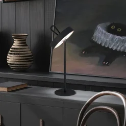 Ella LED tafellamp, magnetisch, zwart