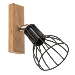 Envostar Aria wandlamp eiken geolied, 1-lamp