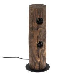 Envostar Beam tafellamp 2-lamps dennenhout donker