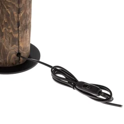 Envostar Beam tafellamp 2-lamps dennenhout donker