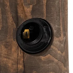 Envostar Beam tafellamp 2-lamps dennenhout donker