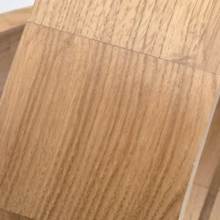 Envostar Caspian plafondlamp, Ø 27 cm, IP54, eiken