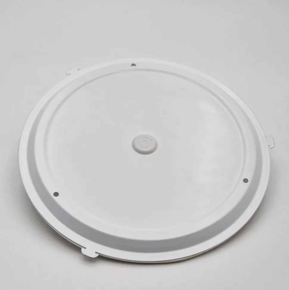 Envostar Caspian plafondlamp, Ø 27 cm, IP54, eiken