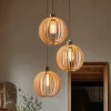 Envostar Clay hanglamp berkenmultiplex 3-lamps rond