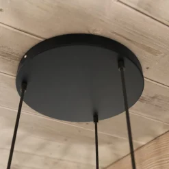 Envostar Clay hanglamp berkenmultiplex 3-lamps rond