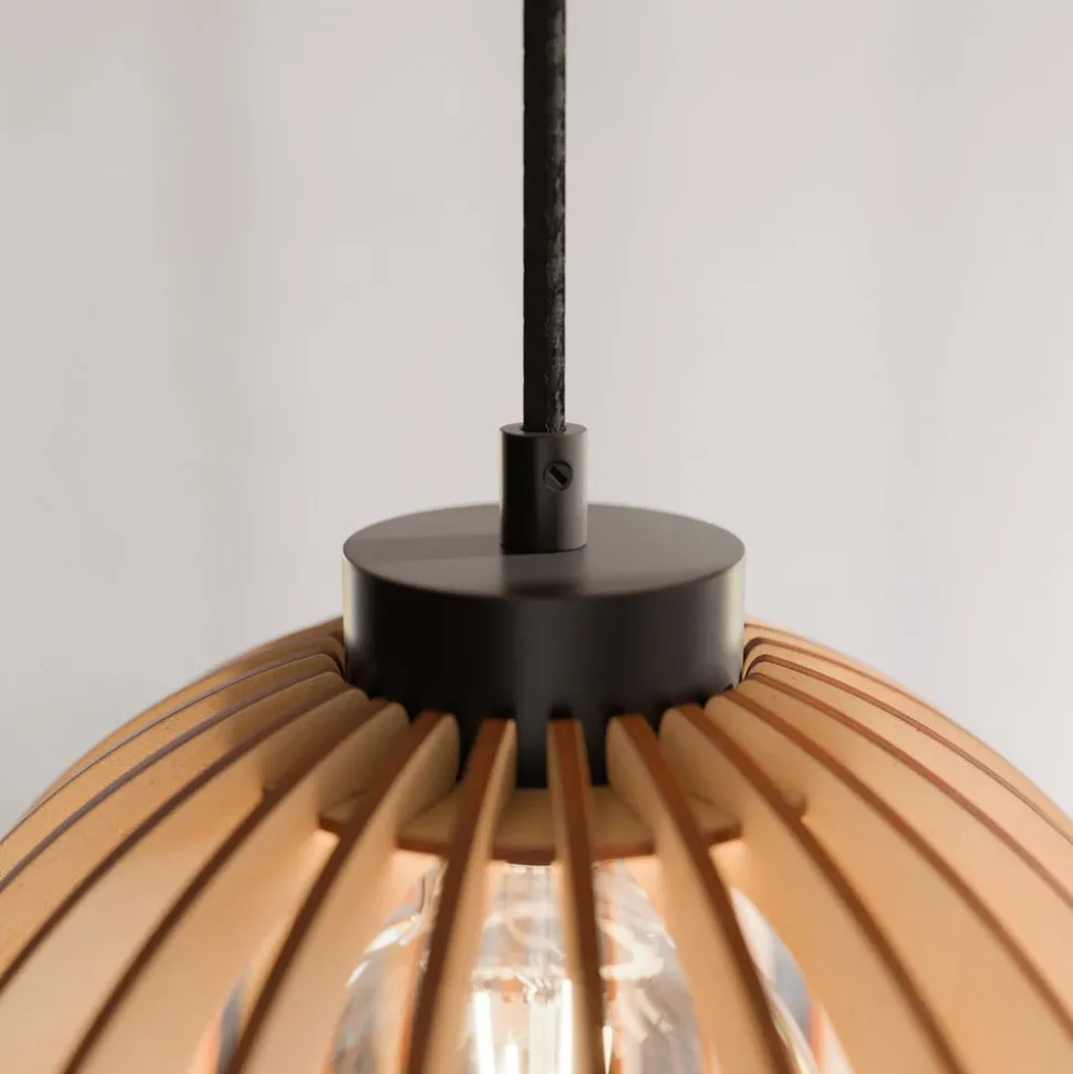 Envostar Clay hanglamp berkenmultiplex 3-lamps rond