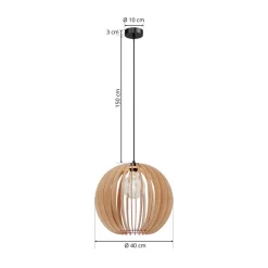 Envostar Clay hanglamp berkenmultiplex Ø 40 cm