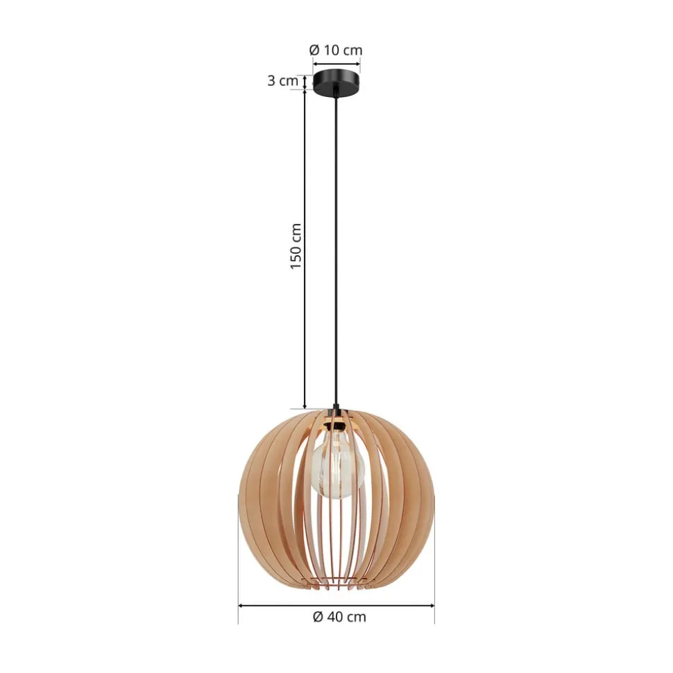 Envostar Clay hanglamp berkenmultiplex Ø 40 cm