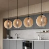 Envostar Clay hanglamp, berkenmultiplex, 4-lamps