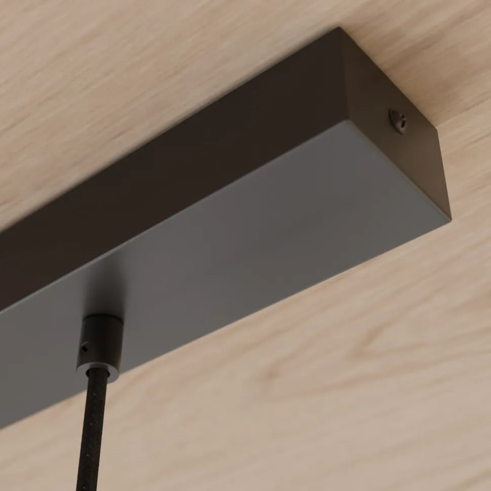 Envostar Clay hanglamp, berkenmultiplex, 4-lamps