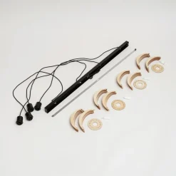 Envostar Clay hanglamp, berkenmultiplex, 4-lamps