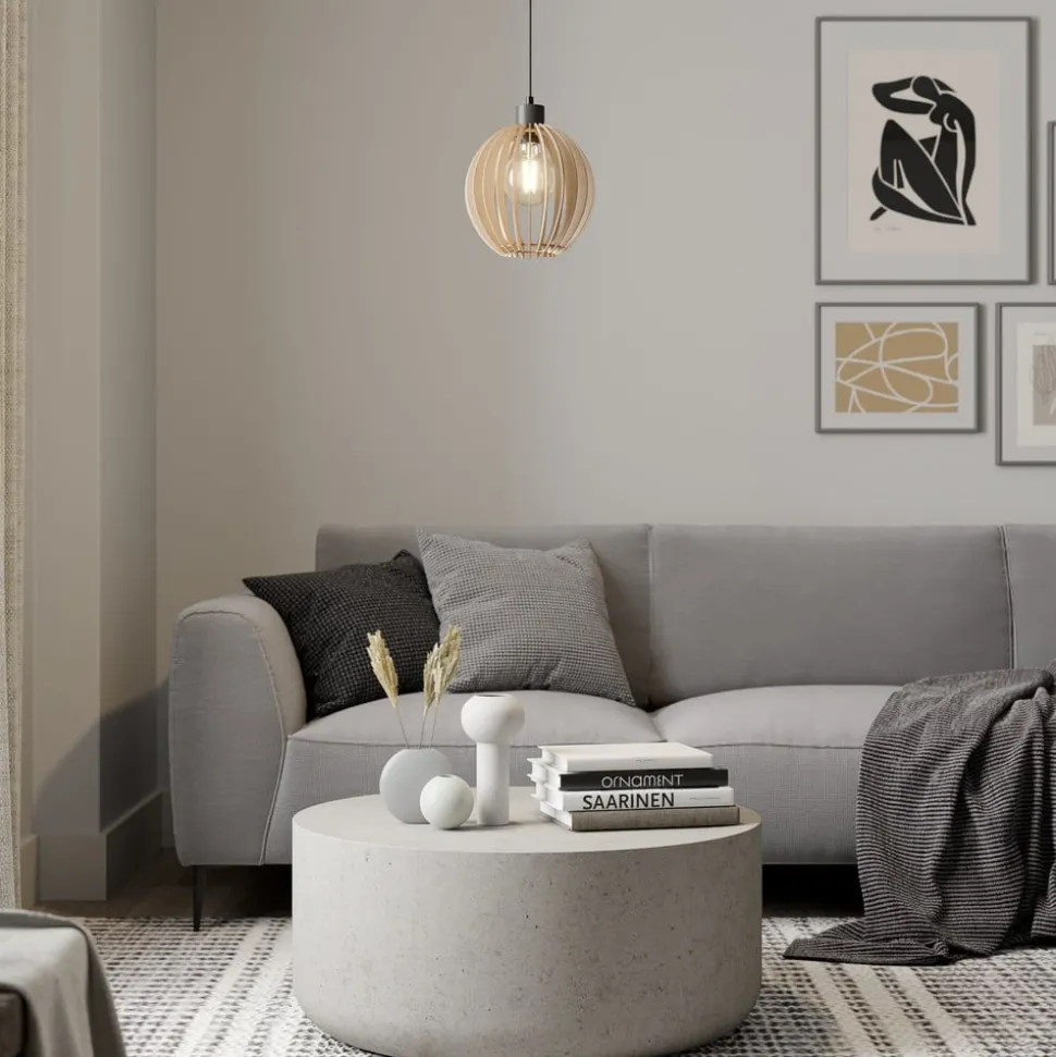 Envostar Clay hanglamp berkenmultiplex Ø 23 cm