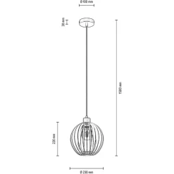 Envostar Clay hanglamp berkenmultiplex Ø 23 cm