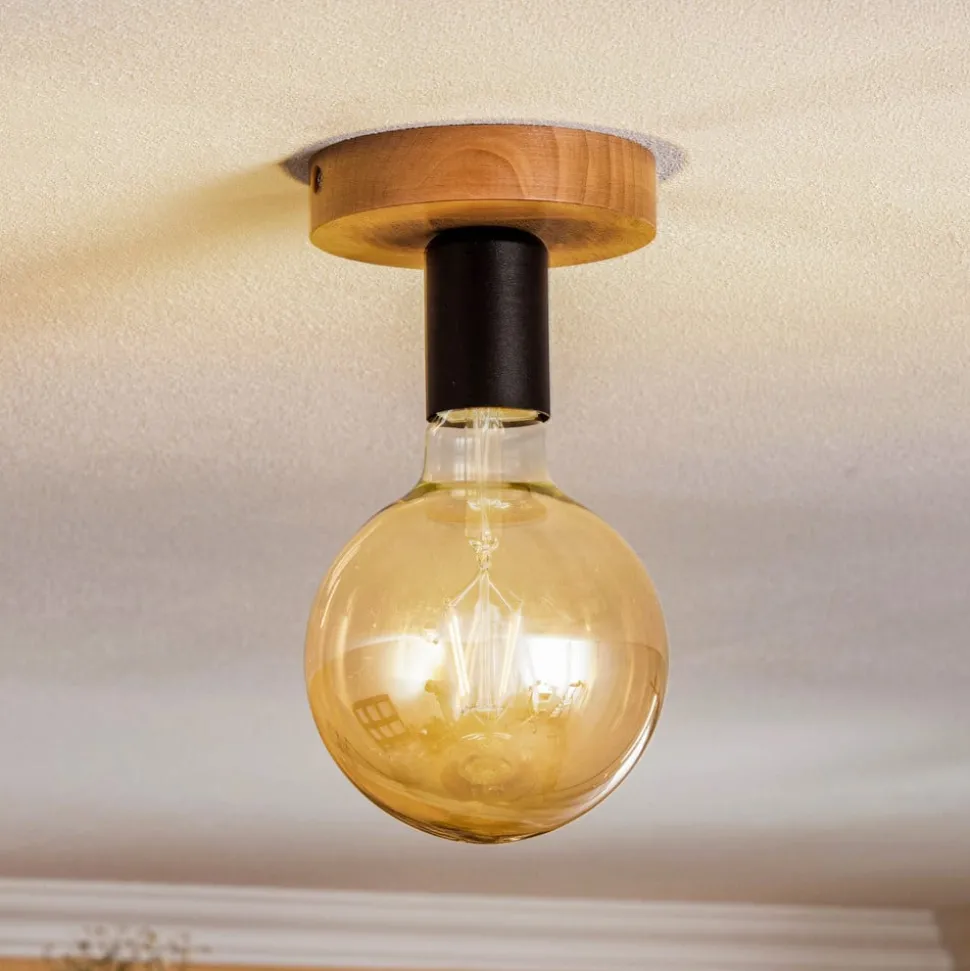 Envostar Esan plafondlamp beukenhout 1-lamp