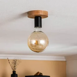 Envostar Esan plafondlamp beukenhout 1-lamp