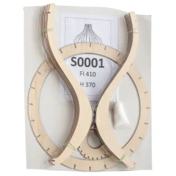 Envostar Faje hanglamp, berkenmultiplex, 1-lamp