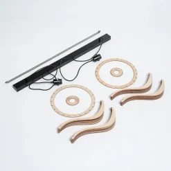 Envostar Faje hanglamp, berkenmultiplex, 2-lamps