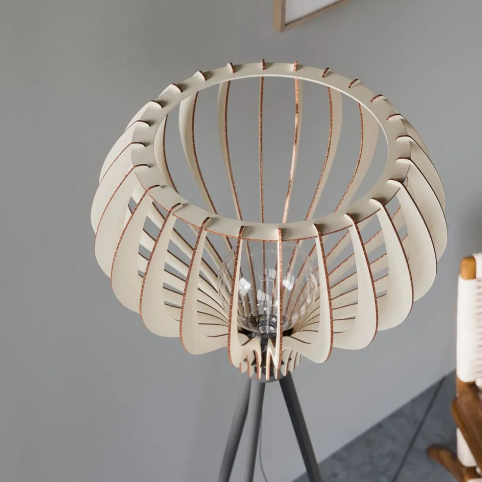 Envostar Faje vloerlamp van berkenmultiplex