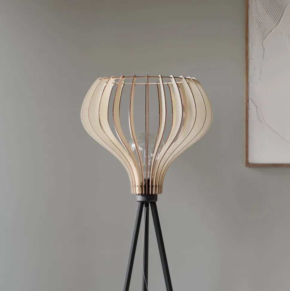 Envostar Faje vloerlamp van berkenmultiplex