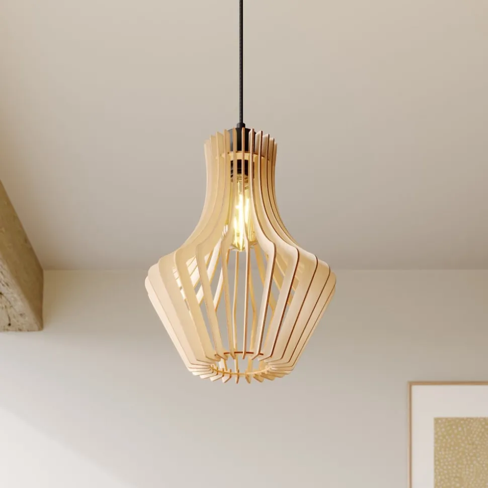 Envostar Floj hanglamp, berkenmultiplex, Ø 30cm