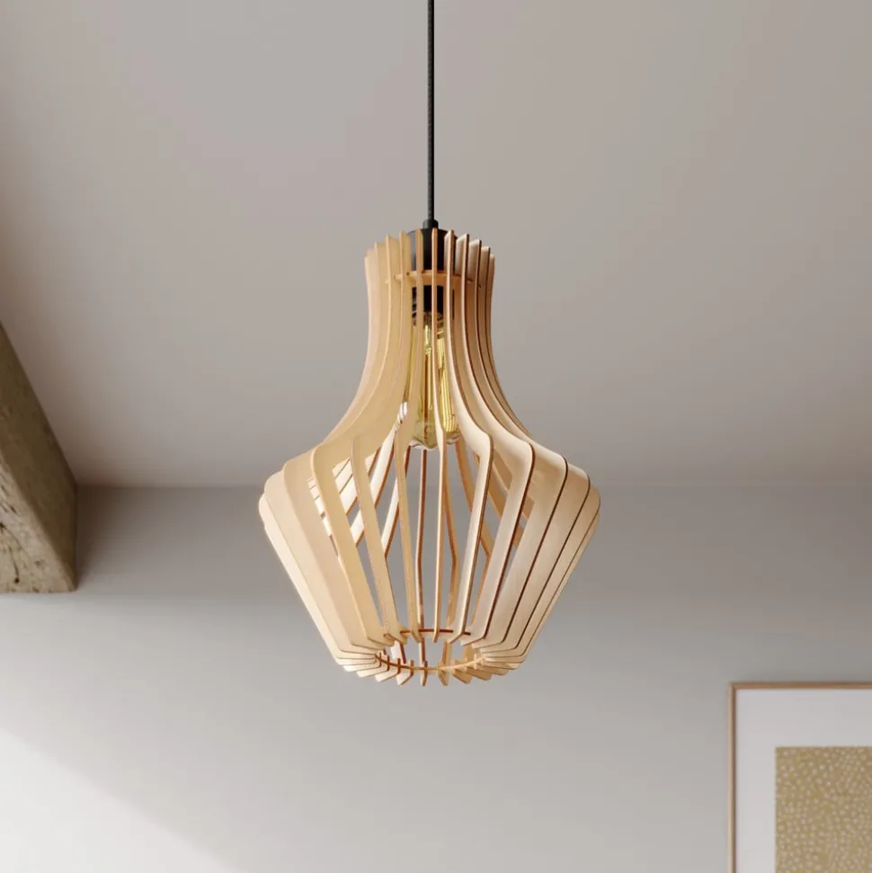 Envostar Floj hanglamp, berkenmultiplex, Ø 30cm