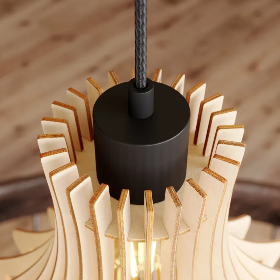 Envostar Floj hanglamp, berkenmultiplex, Ø 30cm