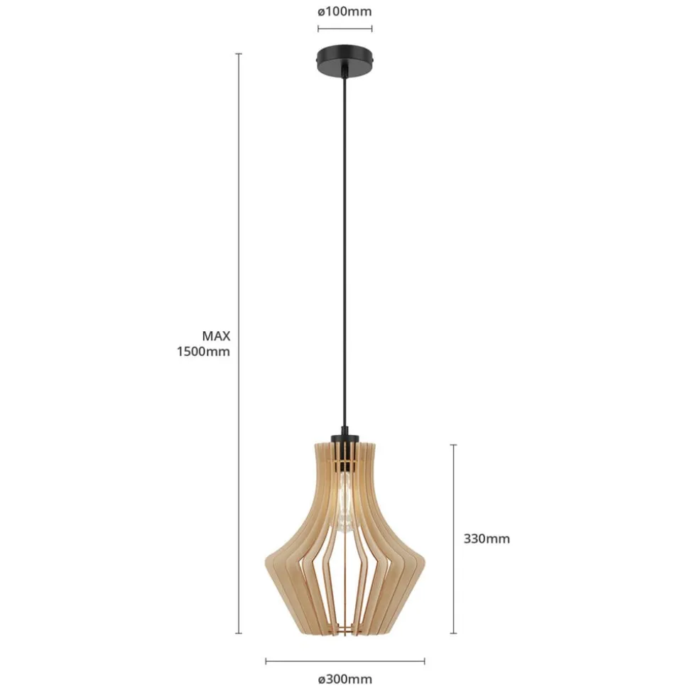 Envostar Floj hanglamp, berkenmultiplex, Ø 30cm