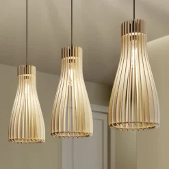 Envostar Furn hanglamp, berkenmultiplex, 3-lamps