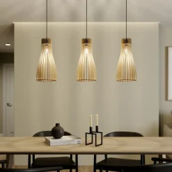 Envostar Furn hanglamp, berkenmultiplex, 3-lamps