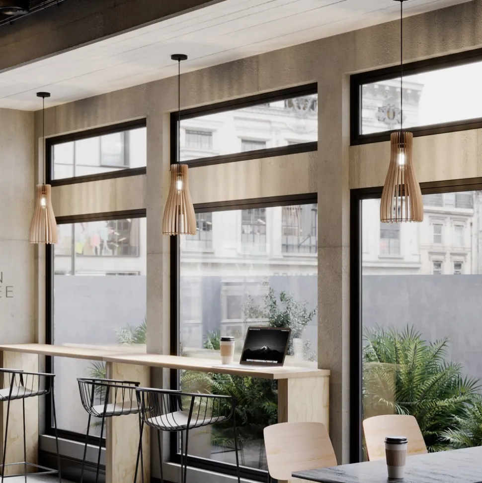 Envostar Furn hanglamp, berkenmultiplex, 1-lamp