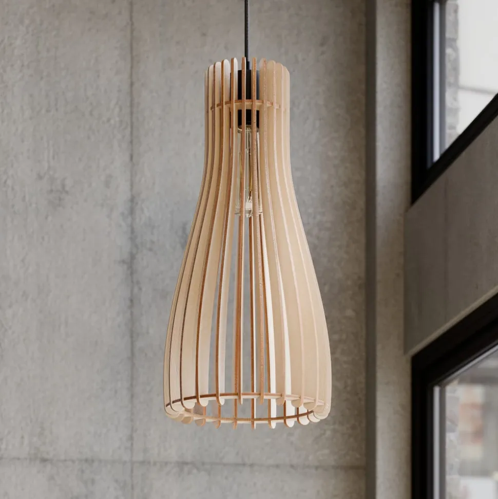 Envostar Furn hanglamp, berkenmultiplex, 1-lamp