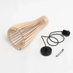 Envostar Furn hanglamp, berkenmultiplex, 1-lamp