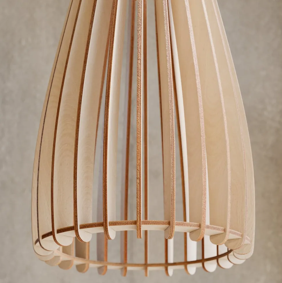 Envostar Furn hanglamp, berkenmultiplex, 1-lamp