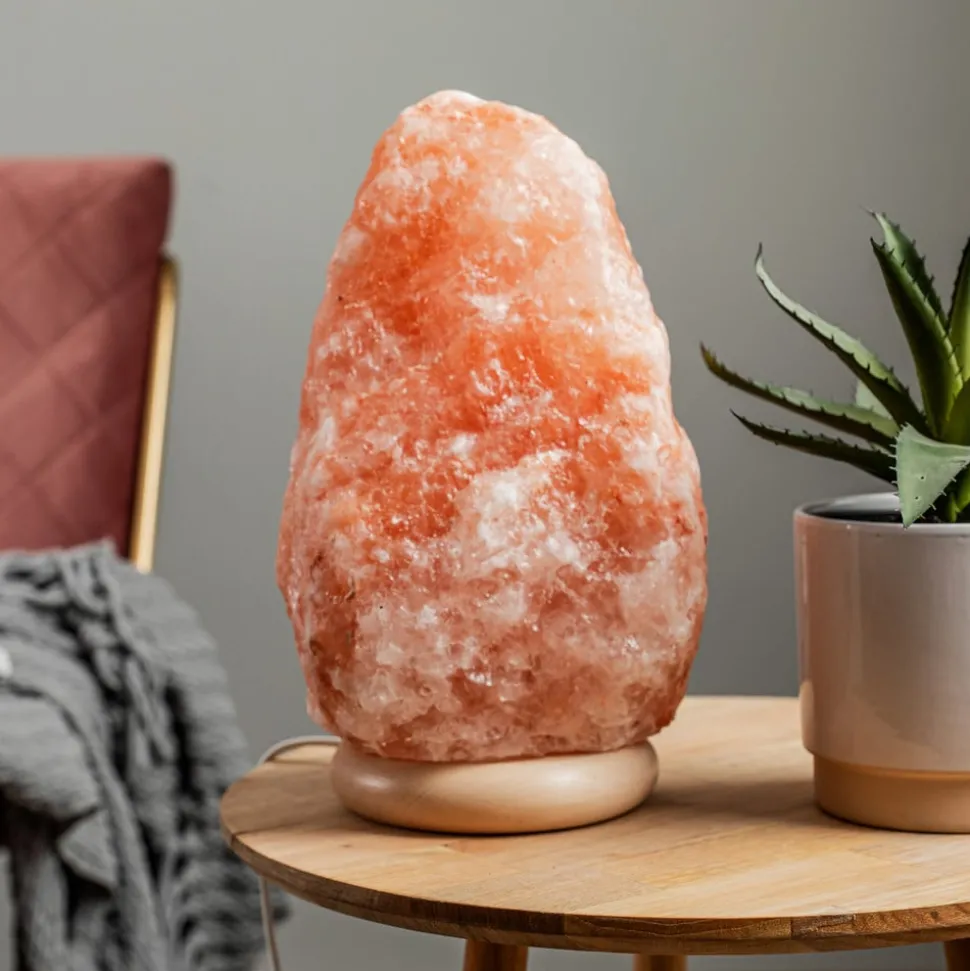 Envostar Harmony zoutlamp naturel voet 26-30cm