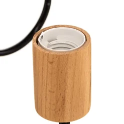 Envostar Joiy kroonluchter, 5-lamps, zwart