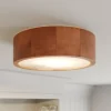 Envostar Kerio plafondlamp Ø 27 cm rustiek grenen