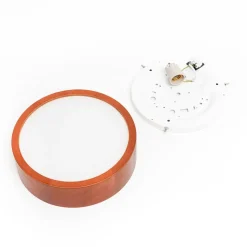 Envostar Kerio plafondlamp Ø 27 cm rustiek grenen