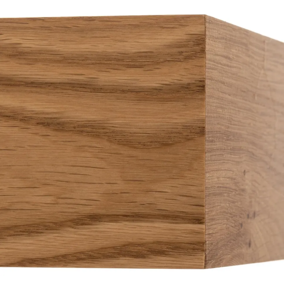 Envostar Kerio plafondlamp 27,5x27,5cm eiken licht